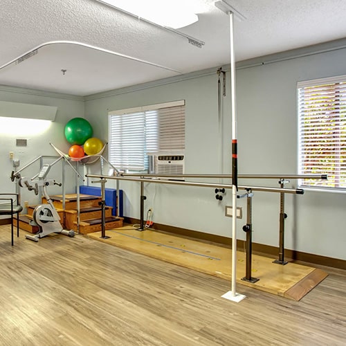 Rehabilitation room at Reedwood Post Acute